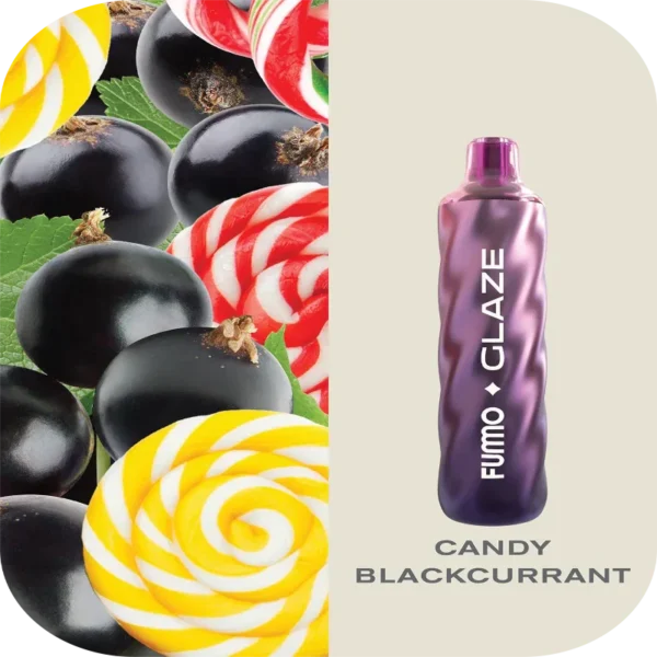Glazed Disposable Fumo Candy Blackcurrant