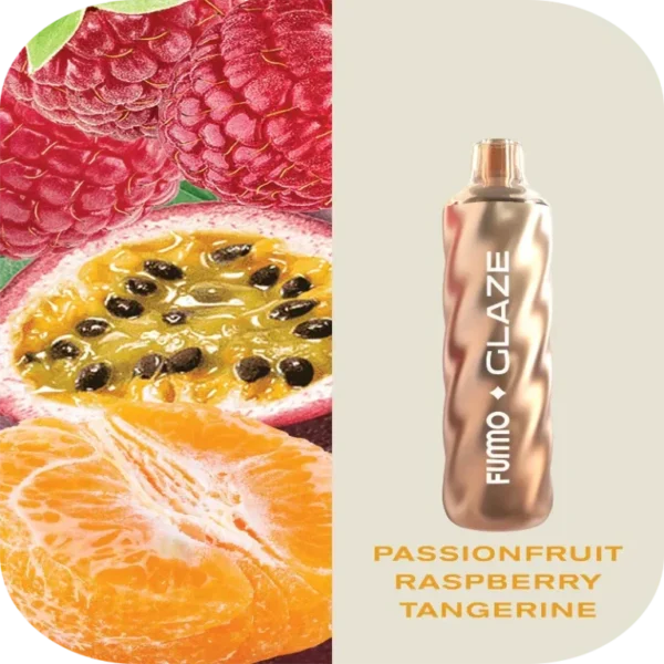 Glazed Disposable Fumo Passionfruit Raspberry