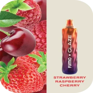 Glazed Disposable Fumo Strawberry Raspberry Cherry