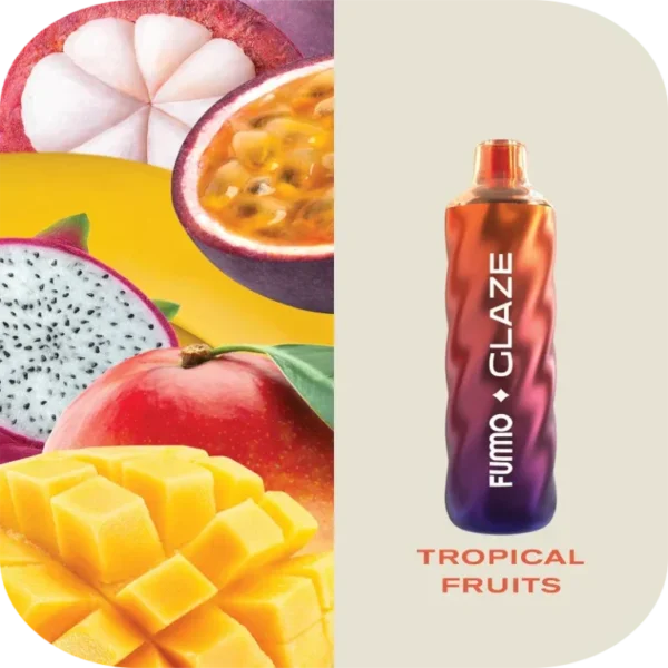 Glazed Disposable Fumo Tropical Fruits