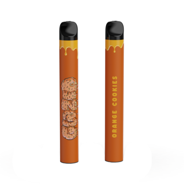 Glazed Disposable Orange Cookies
